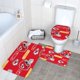thumbnail image 3 of Juego de alfombras de baño de 3 piezas del equipo KC_Chiefss Alfombra antideslizante para baño de 24 x 16 pulgadas, 3 of 7