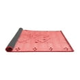 thumbnail image 2 of Ahgly Company Indoor Square Solid Red Modern Area Rugs, 4' Square, 2 of 4