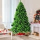 thumbnail image 5 of Adornos navideños, 4 bolas navideñas flocadas, juego de decoración navideña. Varios estilos de adornos para árboles de Navidad que también se pueden usar para otras fiestas., 5 of 5