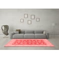 thumbnail image 3 of Ahgly Company Indoor Square Oriental Red Traditional Area Rugs, 8' Square, 3 of 4