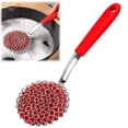 thumbnail image 1 of Sélection Sélectionnée Pickme Brosse à Récurer Chaîne de Grillage Brosse de Nettoyage de Grill avec Tête Ronde Rouge, Rd2, 1 of 5
