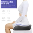thumbnail image 4 of SupremeComfort X-Large Gel Infused Memory Foam Seat Cushion for Office Chair, Kitchen Chair, Car Seats- Elevate Your Seating Experience -Pressure Sore and Tailbone Pain Relief, 4 of 7