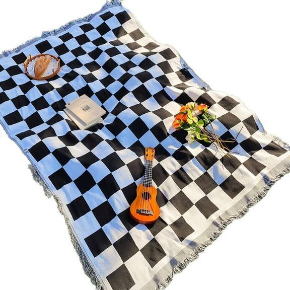 AUQ Picnic Blankets Cozy Outdoor Blanket,Comfortable Picnic Mat for Outdoor Fun,35*70inch