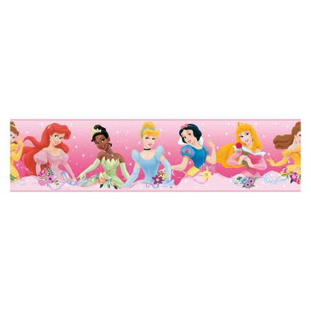 RoomMates Disney Princess Dream from the Heart Purple Peel and Stick Border