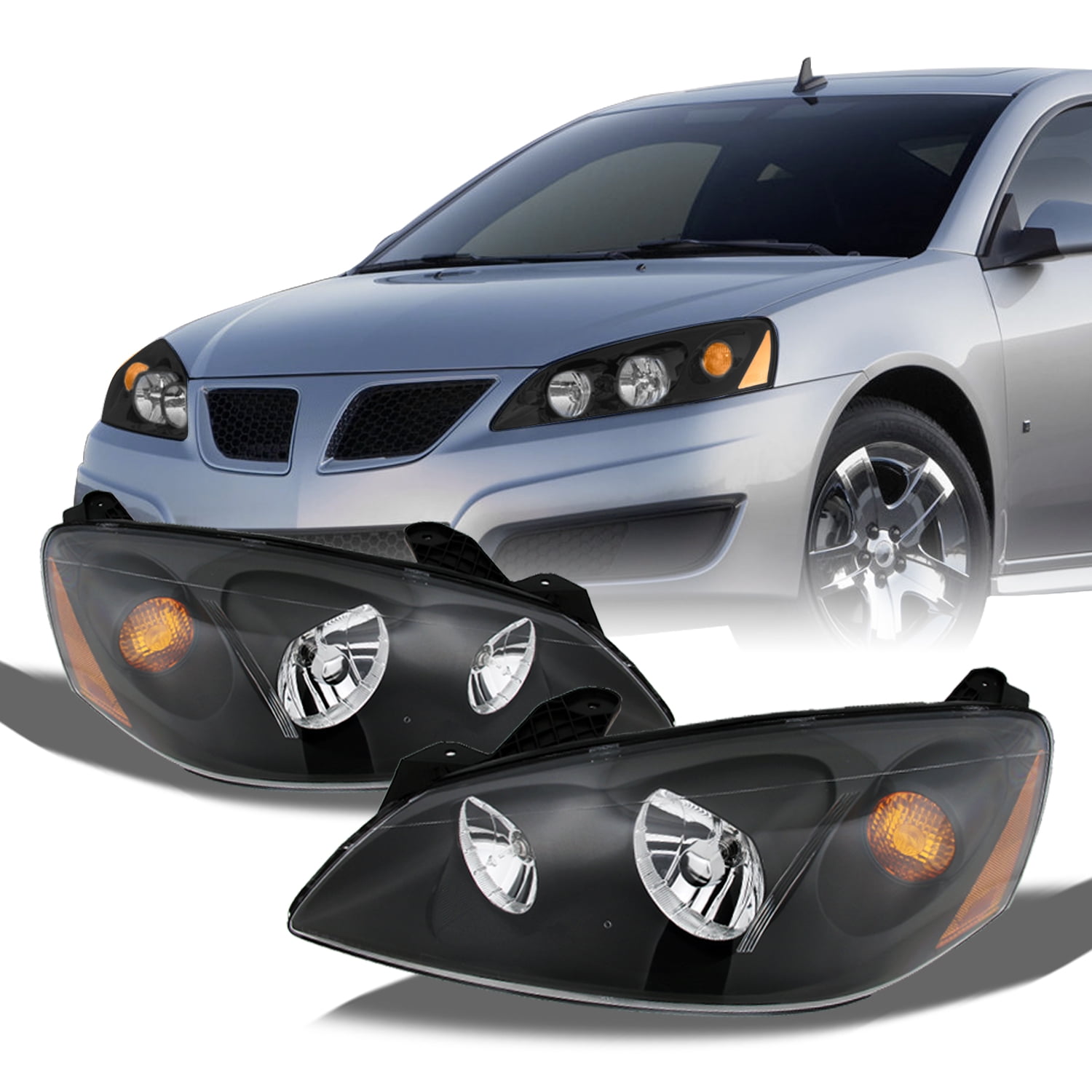 Car & Truck Lighting & Lamps Fits 0510 Pontiac G6 Black Bezel Dual