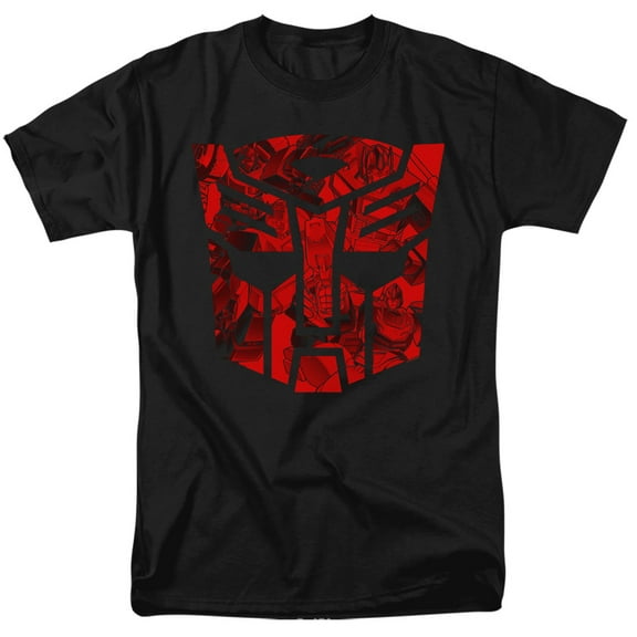 Transformers Tonal Autobot S/S Adult 18/1 T-Shirt Black