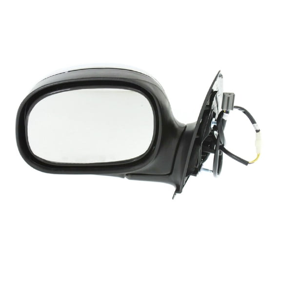 For 97-03 F150 Pickup Truck Rear View Mirror Power Non-Heat Chrome Cap Left Side