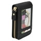 thumbnail image 3 of Monedero y tarjetero antimagnético para máxima comodidad, minicartera elegante con cremallera de color negro, 3 of 8