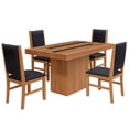 thumbnail image 1 of Comedor 4 Sillas Eleonora - Parota, 1 of 2