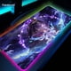 thumbnail image 2 of Genshin Impact-alfombrilla de ratón RGB para juegos, alfombrilla de ratón grande Xsl, almohadillas para teclado, Alfombra de goma para ordenador, alfombrilla de escritorio retroiluminada, 900x400mm LIUWENJING unisex, 2 of 2