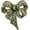 Bowknit-green, variant on Rhinestone Black Flower Brooches Women Vintage Antique Silver Brooch Pin Elegant Exquisite Broches