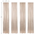 thumbnail image 7 of Lann's Linens (Set of 4) Sequin Backdrop Curtains, 2ft x 8ft Gold Glitter Backgrounds, 7 of 7