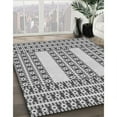 thumbnail image 3 of Ahgly Company Machine Washable Indoor Round Transitional Carbon Gray Area Rugs, 7' Round, 3 of 7