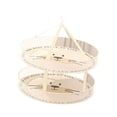 thumbnail image 4 of Luzkey Sweater Drying Rack Foldable Flat Mesh Net for Hiking Indoor Outdoor Laundry White Double Layer, 4 of 8