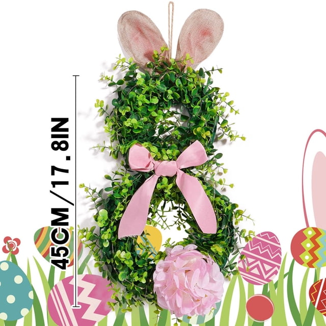 Mlkoz Easter Decor, Easter Decoration Rabbits Ear Garland Window Ornament Garland, Mom Gifts