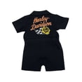 thumbnail image 2 of Harley-Davidson Little Girls' Racing Rose Knit Toddler Collar Romper (2/3T), Harley Davidson, 2 of 2