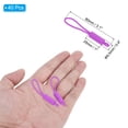 thumbnail image 2 of Uxcell Replacement Zipper Pull Cord, 40Pcs Nylon Zipper Puller Slider, Light Purple, 2 of 6