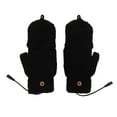 thumbnail image 4 of Guantes calefactores USB, calentadores de doble cara, dedo completo, medio sin dedos, guantes calentadores de manos para ciclismo, color negro, 4 of 8