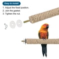 thumbnail image 3 of 0.9x12.6" Wood Bird Perch Paw Grinding Stick Stand Parrot LoveBird Parakeet Cockatiel, 1 Set, 3 of 5
