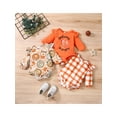 thumbnail image 2 of Seyurigaoka Baby Girls' 3 Pack Rompers Pattern Printed Long Sleeve Jumpsuits, 2 of 9