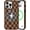Brown, variant on Magnetic Compatible for iPhone 17 Case Compatible for MagSafe Cute Lattice Plaid Checkerboard with Matte Design for Girls Women Soft TPU+PC Shockproof Protective Girly-Multicolor