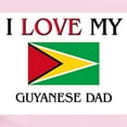 thumbnail image 2 of CafePress - I Love My Guyanese Dad Infant Bodysuit - Baby Light Bodysuit, Size Newborn - 24 Months, 2 of 4
