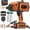Orange, variant on 110V Handheld ARC Welder Machine Portable IGBT Inverter Welder Gun with Digital Display 5 Current 20 Rods for Home DIY Repair