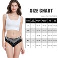 thumbnail image 2 of BeautyIn Women's Cotton Panties Underwear Comfort Lace Trim Briefs Pack of 5, 2 of 6