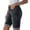 Black, variant on BUIGTTKLOP Jean Shorts for Women Knee Length High Waisted Trendy Rolled Hem Long Stretchy Denim Shorts with Pockets