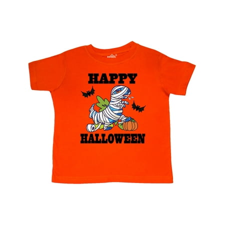 

Inktastic Happy Halloween Mummy Dinosaur Gift Toddler Boy or Toddler Girl T-Shirt