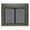 Gunmetal, variant on UniFlame "Roman" Bi-fold style Fireplace Doors with Smoke Tempered Glass