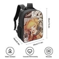 thumbnail image 2 of My Hero Academia Anime Himiko Toga Unisex Backpack Schoolbag Bookbag 2 Compartment Daypack Satchel Rucksack Travel Laptop Bag, 2 of 6