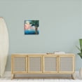 thumbnail image 2 of Stupell Industries Bold Beach Horizon Palm Tree Pink Sunlit Clouds Painting Gallery Wrapped Canvas Print Wall Art, Design by Page Pearson Railsback, 2 of 5