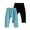 Dark Gray, variant on fatyb 2 Pack Kids Pants Toddler Baby Boys Girls Cotton Elastic Waist Lightweight Casual Summer Trousers