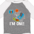 thumbnail image 4 of Inktastic Basketball 1st Birthday for One Year Old Boys Long Sleeve Baby Bodysuit, 4 of 5