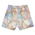 thumbnail image 7 of FORMRS Boys Swim Trunks Quick Dry Mesh Liner Boardshorts Sizes XS-XL, Elegant Marble Pattern, 7 of 7