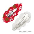 thumbnail image 3 of uds. De pinzas para el pelo con estampado navideño de Papá Noel para niñas y niños, pasadores de horquillas BB para mujeres, accesorios para tocados de estilo moderno, 3 of 4