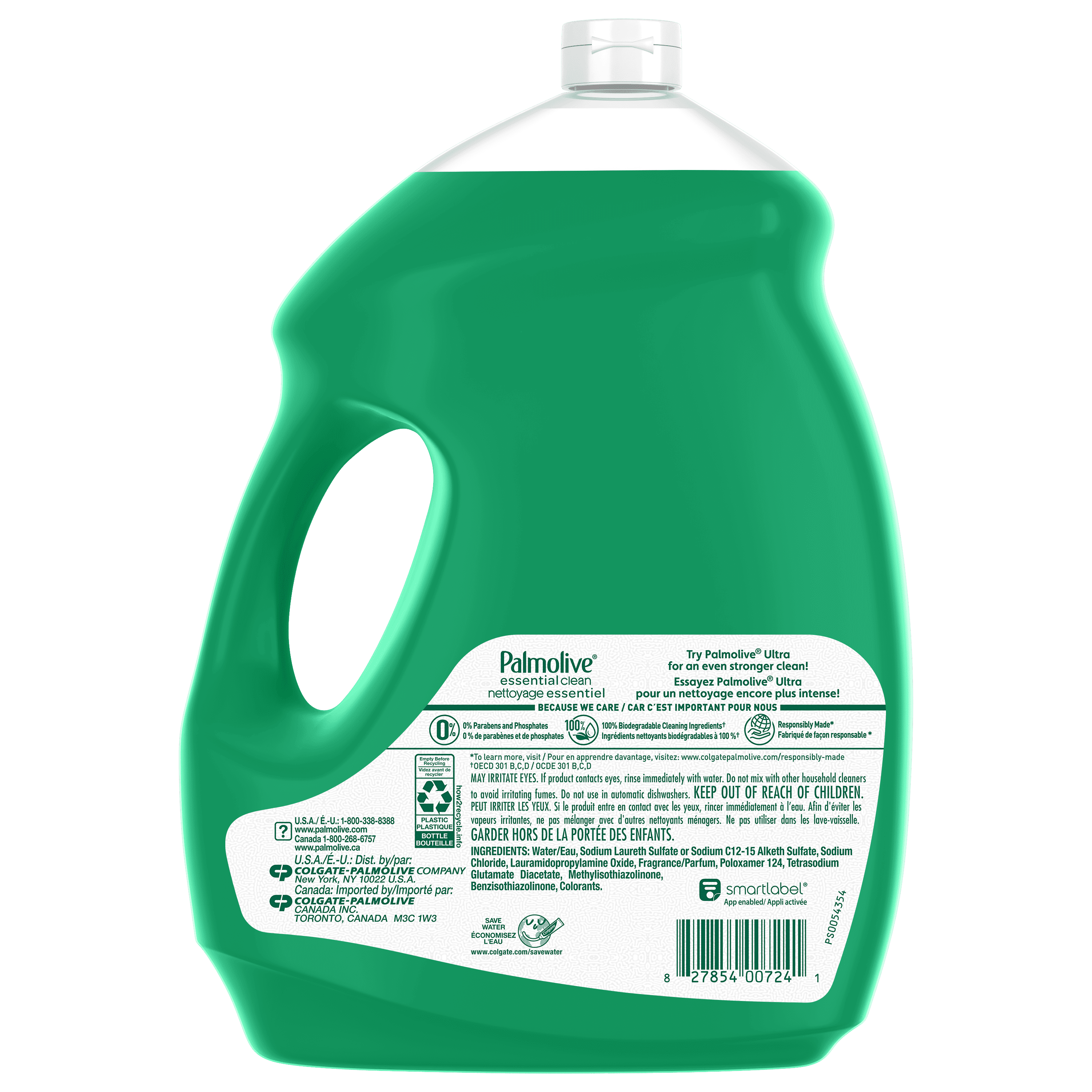 Palmolive Essential Clean Liquid Dish Soap, Original Scent, 145oz