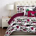 thumbnail image 6 of Southshore Fine Living, Inc. Comforter Set King Size, Red Plaid Comforter & Rustic Cabin Print, 6 of 9