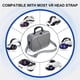 thumbnail image 3 of Large Carrying Case for 3 Accessories, Storage Case Bag for Quest 3 VR Headset, Controller Grips, T, 3 of 5
