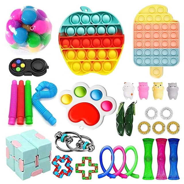 Juguete sensorial Push Bubble Fidget para aliviar el estrés del autismo