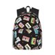 thumbnail image 1 of Disketp Colorful Retro Tape Mochila Ligera Clásica con Múltiples Bolsillos, Mochila Casual para Hombre y Mujer, Ideal para Escuela, Trabajo y Viajes, 1 of 6