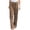 Khaki, variant on Tanghaowl Plus Size Pants for Women Casual Trousers with Side Pockets and Comfortable Fit Contemporary Plus Size Bottoms Khaki L