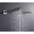 thumbnail image 4 of alma vanity Alam Empolo 8" Wall mount Rain Shower Set Pink Brushed, 4 of 5