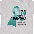 thumbnail image 4 of Inktastic I Wear Teal for My Grandma Boys or Girls Toddler T-Shirt, 4 of 5
