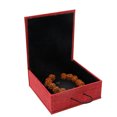 thumbnail image 2 of Koszal Retro Linen Wooden Buckle Jewelry Gift Box Ring Bracelet Bead Storage Container, 2 of 7