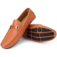 thumbnail image 7 of Mio Marino Men's Casually Suave Leather Penny Loafers, 7 of 7