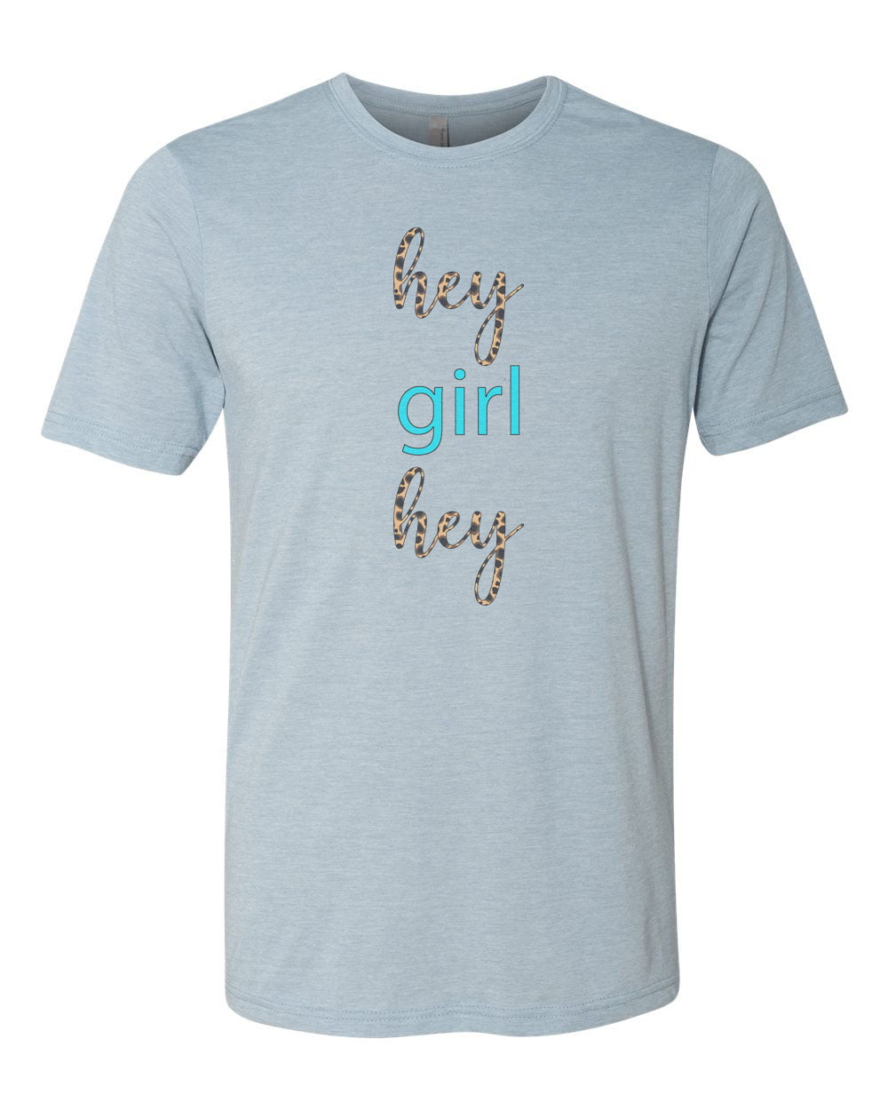 Hey Girl Hey Shirt, Leopard Print, Unisex Fit, Gift For Her, Sublimated  Design, Leopard Print Shirt, Hey Girl Hey, Funny T-shirt, Birthday, Peach,  2XL