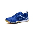 thumbnail image 1 of Daeful Mens Sneakers Mesh Badminton Shoes Lace Up Table Tennis Shoe Casual Indoor Court Trainers Unisex Lightweight Dark Blue 9.5, 1 of 12