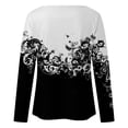 thumbnail image 3 of Eashery Women's Tops Cotton Button Down Shirt Casual Pullover Sweatshirt Fall Clothes Womens Workout Tops (White,Small), 3 of 4